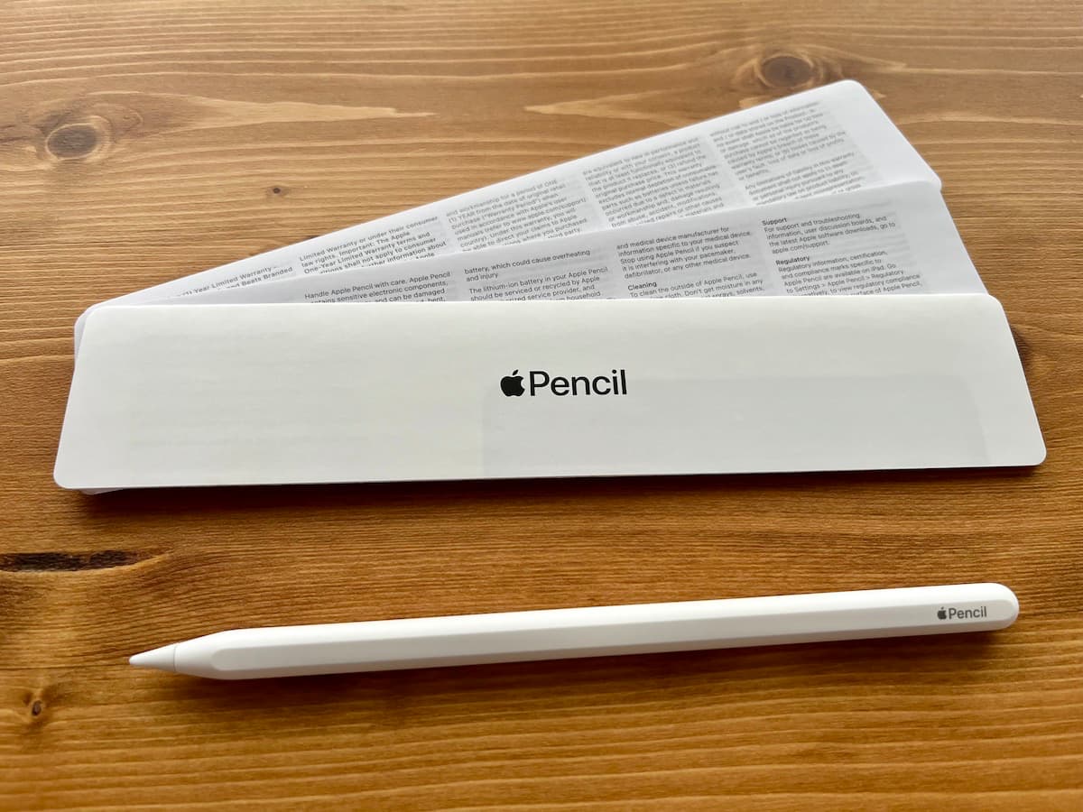 Apple Pencil 第二世代の使用感【書き味はよく、ダブルタップ機能で使い勝手も良い】