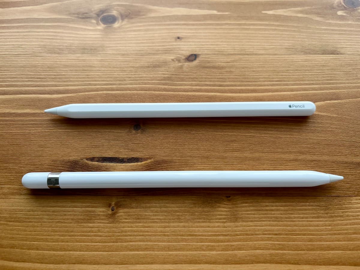 Apple Pencilのデザインと操作性の違い【第二世代のコンパクトなデザイン】