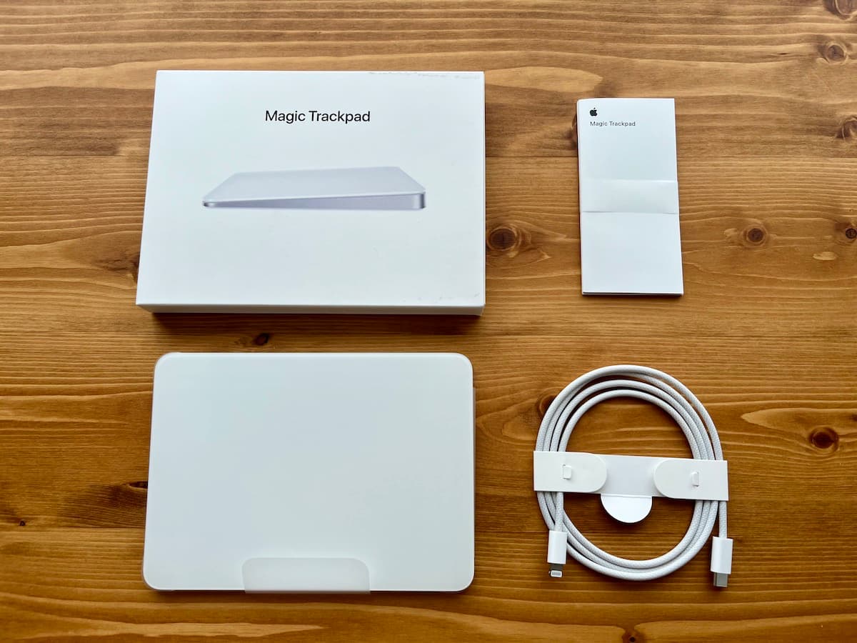 Magic Trackpad 3を評価する【MacBook AirやiPad miniでも使いやすい】