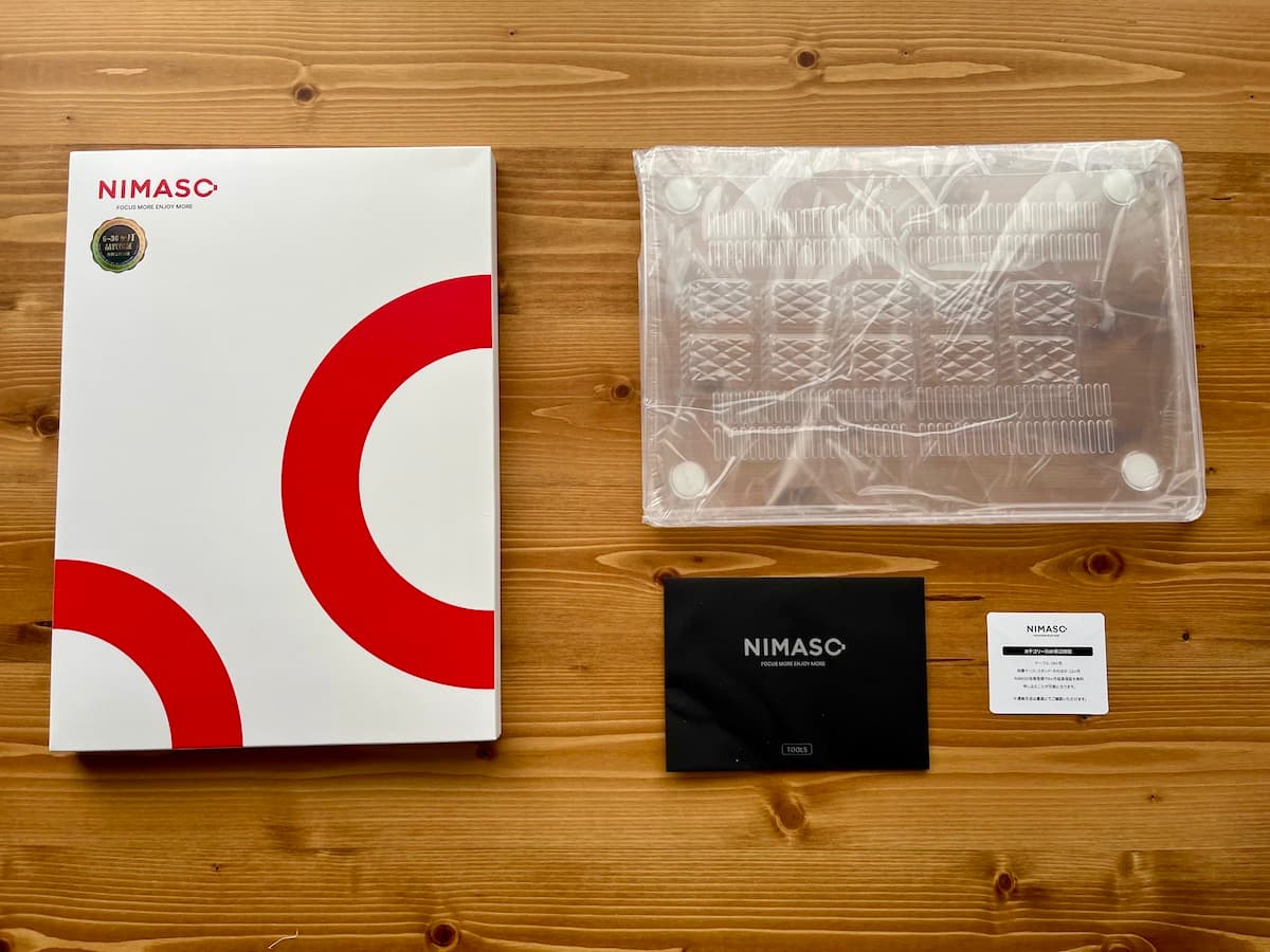 NIMASOのクリアケースをレビュー【MacBook Air M2におすすめのハードケース】