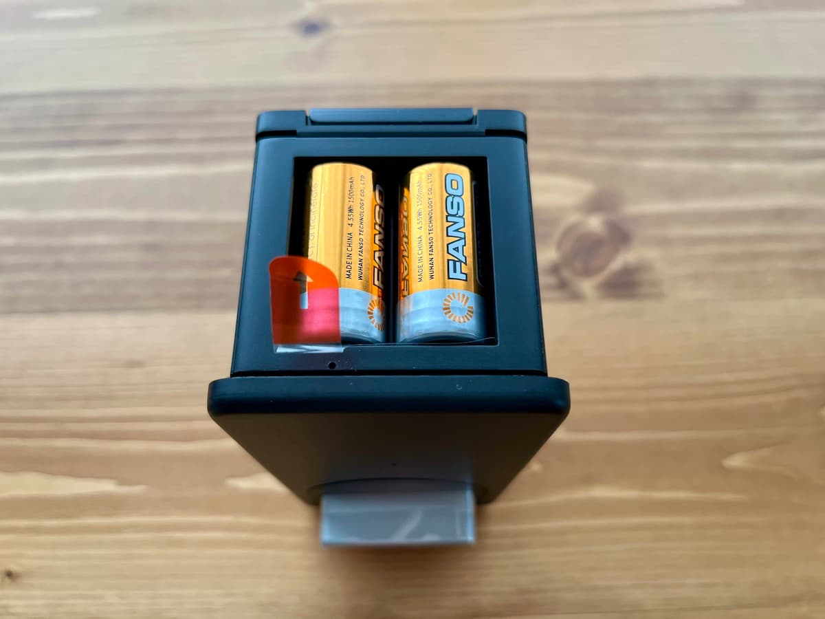 SwitchBotスマートロックの電池(CR123a)