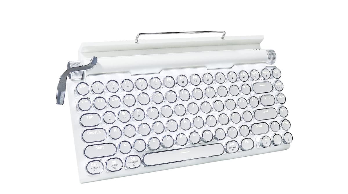 ‎RISEN タイプライター型 レトロ メカニカルキーボード