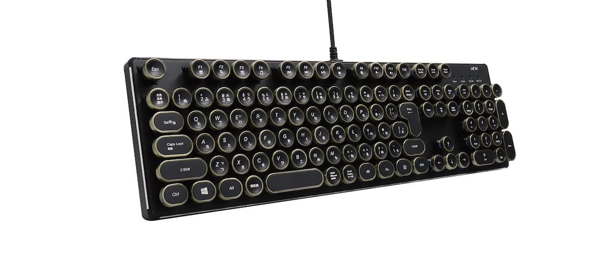 HKW タイプライター風メカニカルキーボード